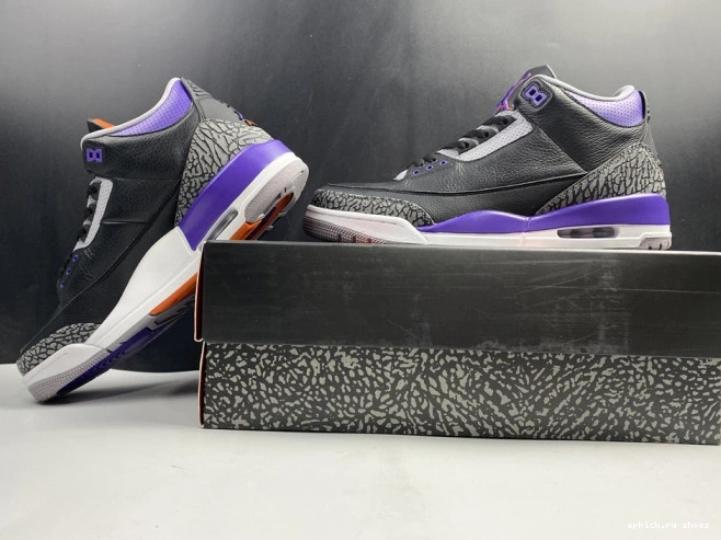 Rep Retro Black Jordan Air CT8532 Court Purple 3 050 0808